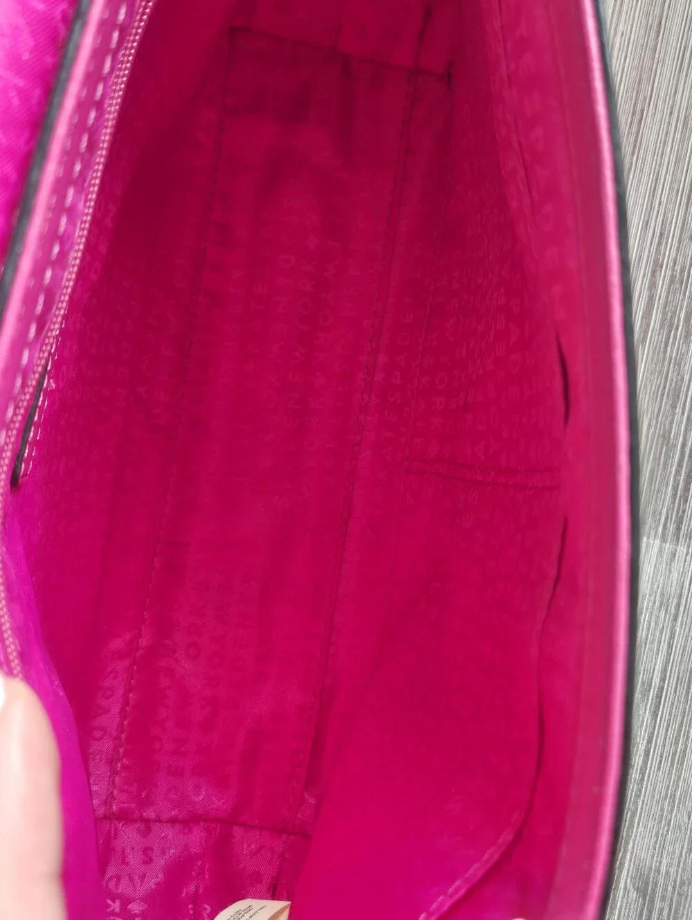 Kate Spade Maple Court Jazmin Hot Pink Scallop Shoulder Bag 2016